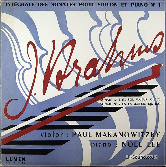 PAUL MAKANOWITZKY - NOEL LEE / BRAHMS / LUMEN LD 3-428/9 2LP
