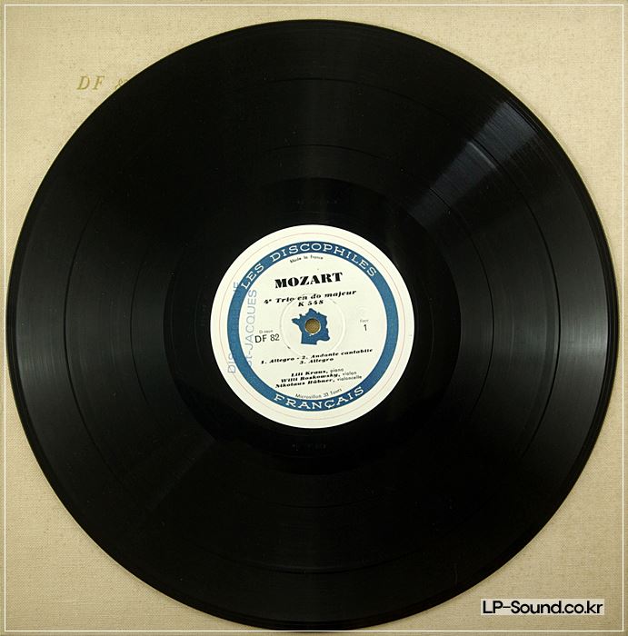 MOZART:  TRIOS/ KRAUS/ BOSKOVSKY/ VIOLIN/CELLO/   DISCOPHILES FRANCAIS DF 82