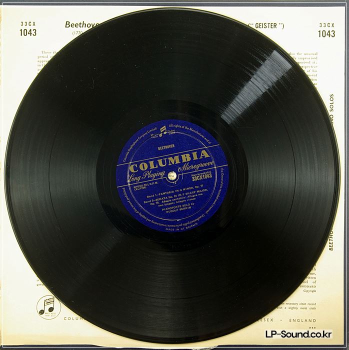 SERKIN & BUSCH TRIOS BEETH. ORIG 33CX 1043 UK-52