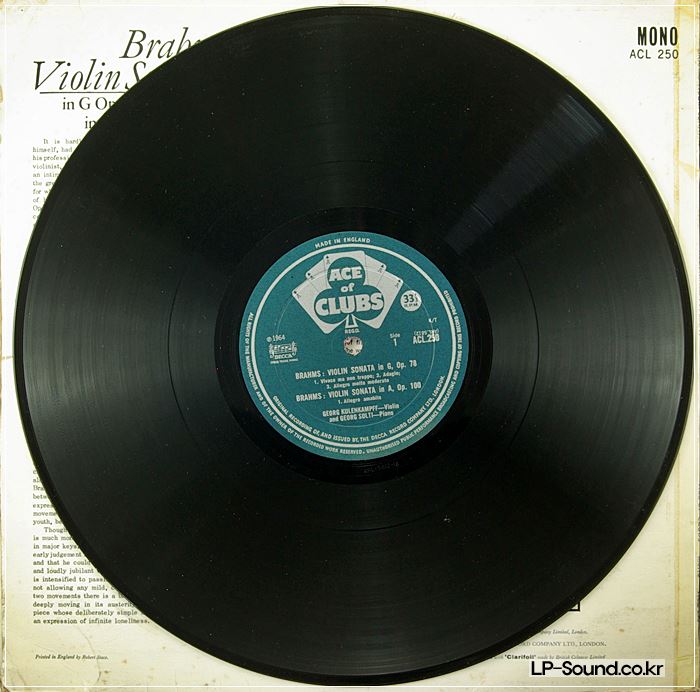 GEORG KULENKAMPFF & SOLTI (PIANO) BEETHOVEN/MOZART  SONATAS LP ED1