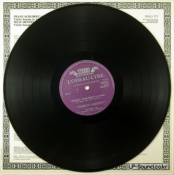 JAAP SCHRODER SCHUBERT THREE VIOLIN SONATAS OP.137 HOGWOOD