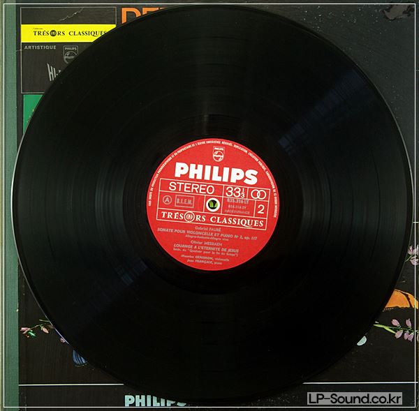 MAURICE GENDRON  JEAN FRANCAIX DEBUSSY FAURE MESSIAEN PHILIPS