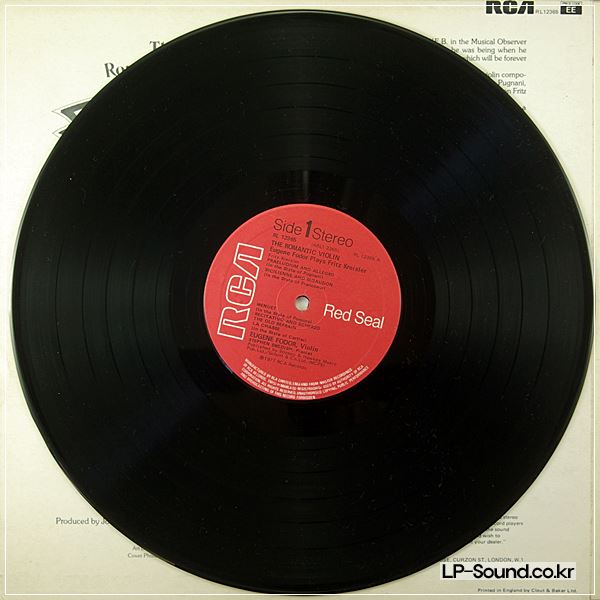 EUGENE FODOR PLAYS FRITZ KREISLER ROMANTIC VIOLIN RCA RED SEAL