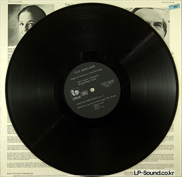 ROLF LOOSER CELLO MENDELSSOHN SWISS ONLY