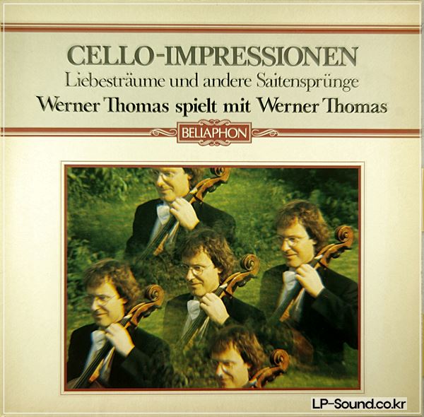 WERNER THOMAS: CELLO-IMPRESSIONEN CELLO SOLO RECITAL BELLAPHON GERMANY 1982