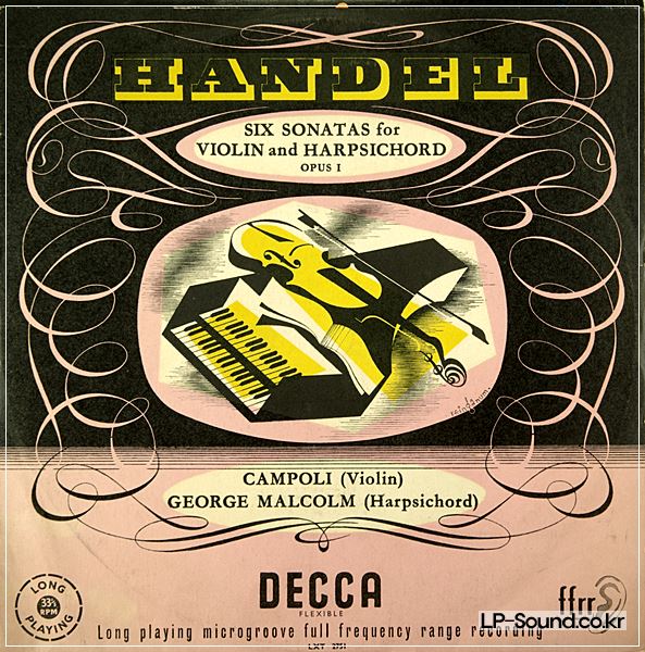 CAMPOLI / HANDEL SONATA NO.4 & 6 FOR VIOLIN AND HARPSICHORD