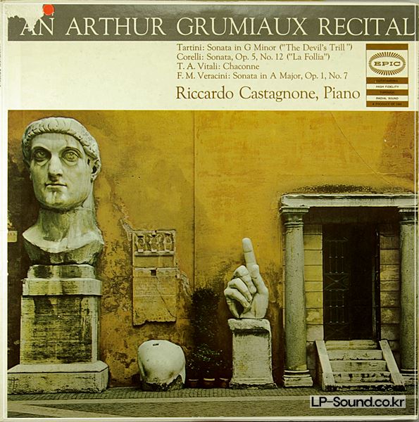 GRUMIAUX CASTAGNONE RECITAL  EPIC LC 3414