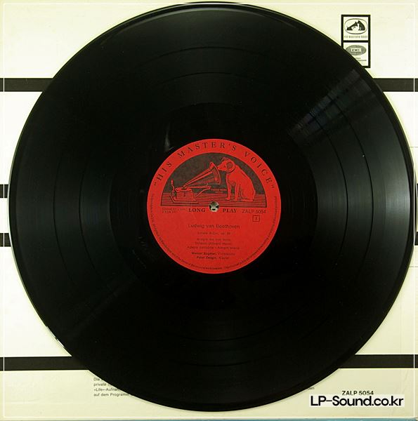 RARE WERNER EUGSTER SWISS HMV CELLO MONO LP