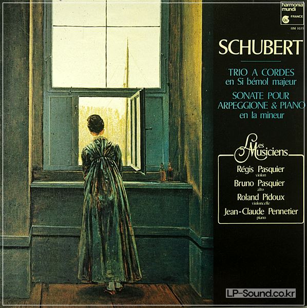 SCHUBERT TRIO VIOLON, ALTO, VIOLONCELLE, PIANO PASQUIER