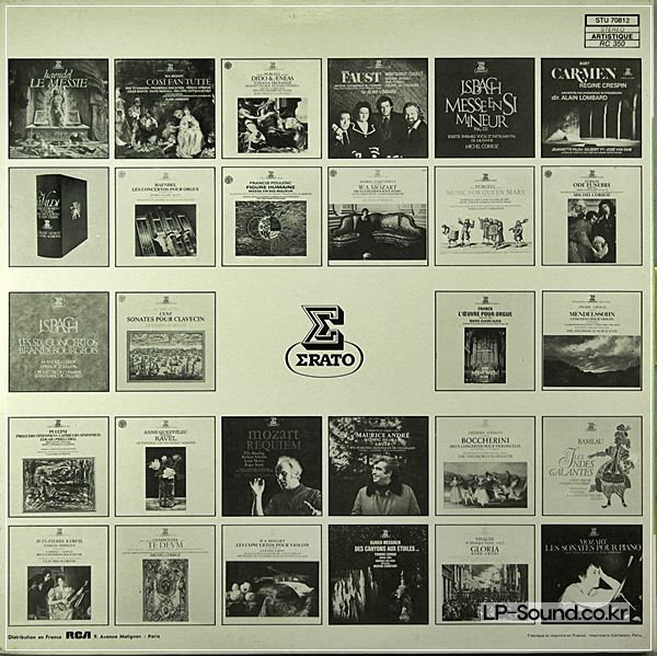 BACH - TROIS SONATES POUR VIOLONCELLE ET CLAVECIN ERATO