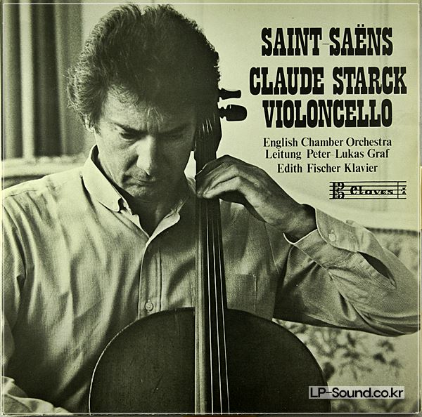 CLAUDE STARCK SAINT-SAENS CELLO CONCERTOS SWISS ONLY LP