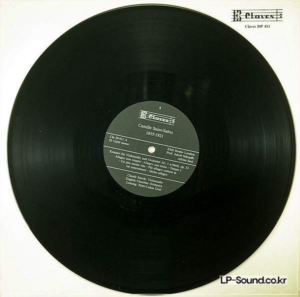 CLAUDE STARCK SAINT-SAENS CELLO CONCERTOS SWISS ONLY LP