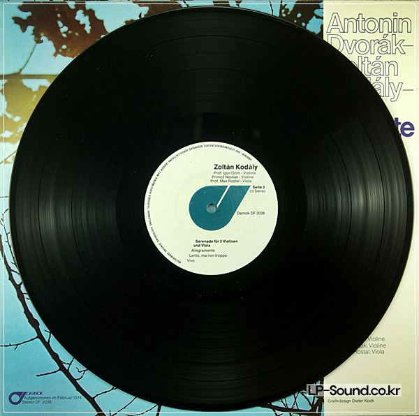 ANTONIN DVORAK-ZOLTAN KODALY TERZETTE ON DARNOK STEREO DF 2038 RARE