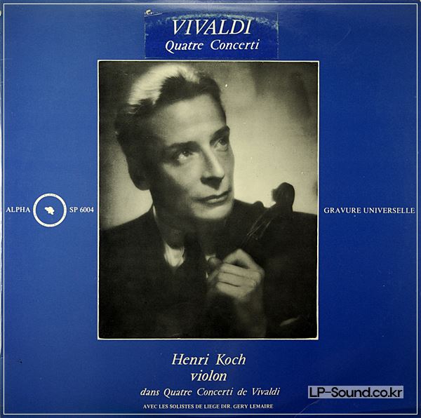 HENRI KOCH IN MEMORIAM VIVALDI ALPHA SP 6004