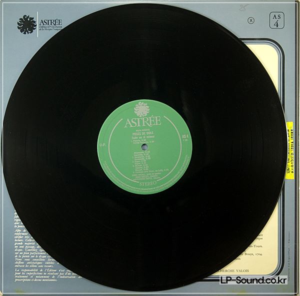 JORDI SAVALL VIOLA PIECES MARAIS ASTREE AS 4