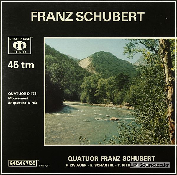 AUDIOPHILE SARASTRO 45 RPM LP SCHUBERT STRING QUARTET D.173