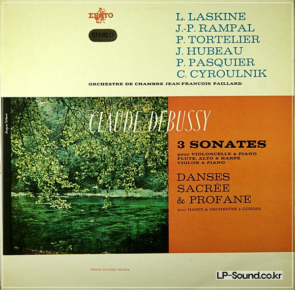 DEBUSSY SONATAS PASQUIER & TORTELIER ORIG ERATO STE 50091 FRA-62