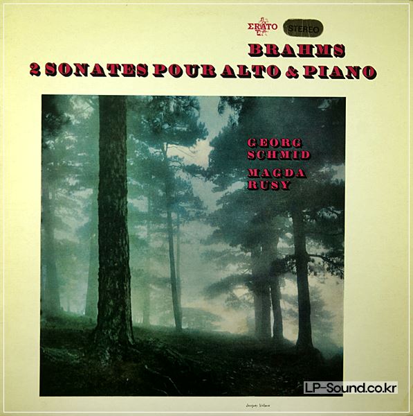 GEORG SCHMID, MAGDA RUSY - BRAHMS SONATAS NOS.1 & 2