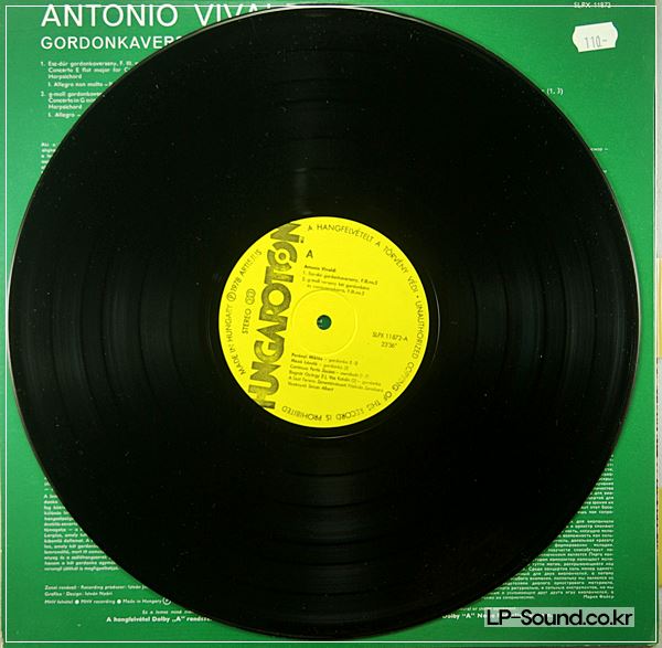 VIVALDI- CELLO CONCERTO - PERENYI/MEZO- HUNGAROTON  SLPX 11872