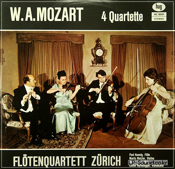 MOZART / FLOTENQUARTETT ZURICH / ESTHER NYFFENEGGER - 4 QUARTETTE