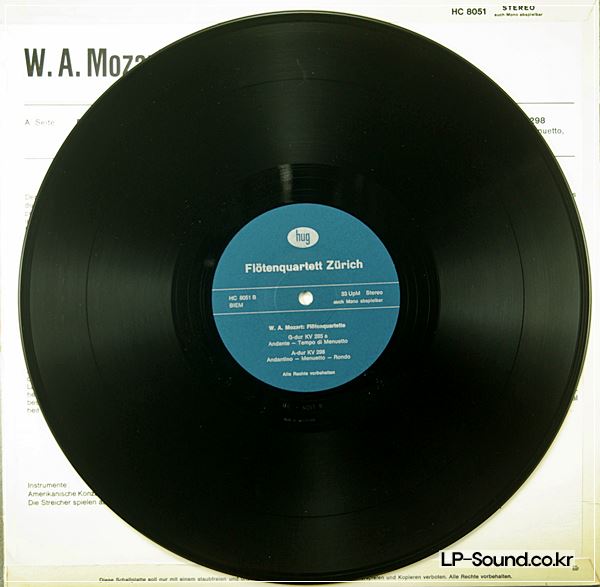 MOZART / FLOTENQUARTETT ZURICH / ESTHER NYFFENEGGER - 4 QUARTETTE