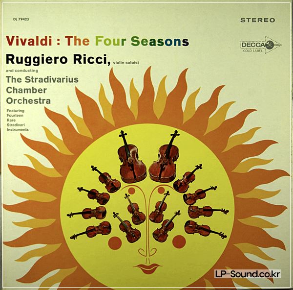 RUGGIERO RICCI -VIVALDI FOUR SEASONS-DECCA GOLD STEREO