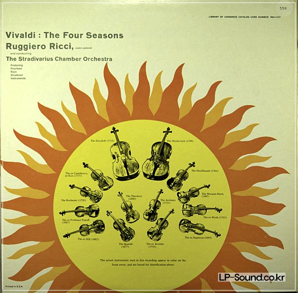 RUGGIERO RICCI -VIVALDI FOUR SEASONS-DECCA GOLD STEREO