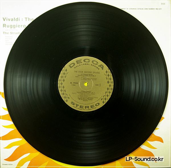 RUGGIERO RICCI -VIVALDI FOUR SEASONS-DECCA GOLD STEREO