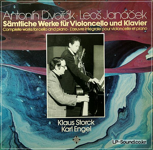 KLAUS STORCK KARL ENGEL DVORAK JANACEK COMPLETE CELLO PIANO WORKS TELEFUNKEN LP