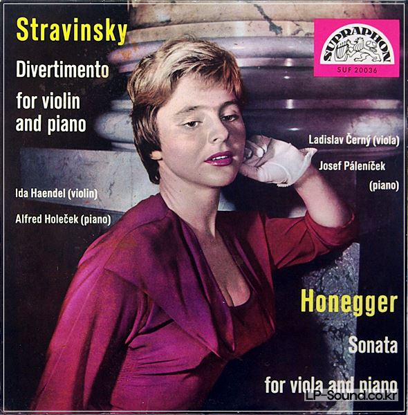 STRAVINSKY –HONEGGER  IDA HAENDEL – SUPRAPHON