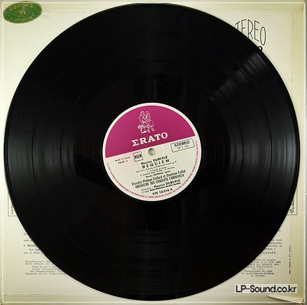 DURUFLE - REQUIEM - HELENE BOUVIER - XAVIER DEPRAZ ERATO PINK STEREO ED1