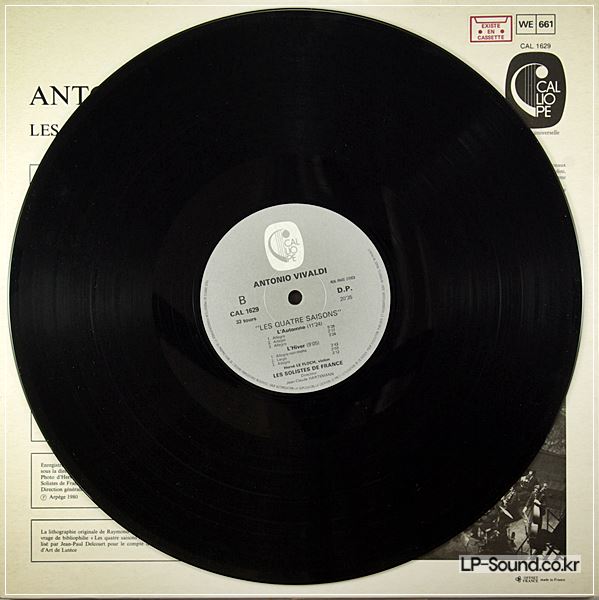 HERVE LE FLOCH, HARTEMANN - VIVALDI THE 4 SEASONS CALLIOPE LP