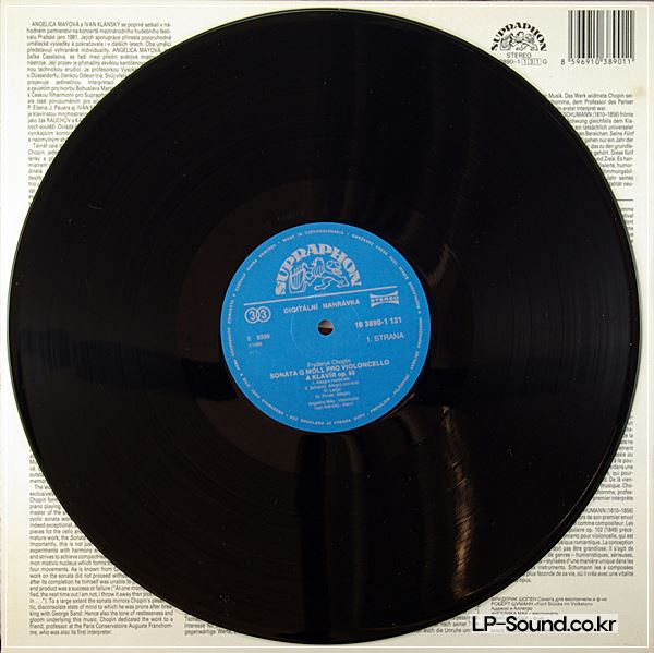 CHOPIN & SCHUMANN CELLO SONATAS STEREO ANGELICA MAY