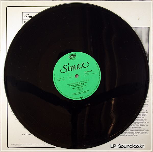 BACH VIOLA DA GAMBA SONATAS LAURENCE DREYFUS SIMAX