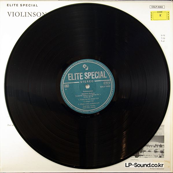 BRAHMS GRIEG VIOLIN SONATA SUK HALA RARE LP