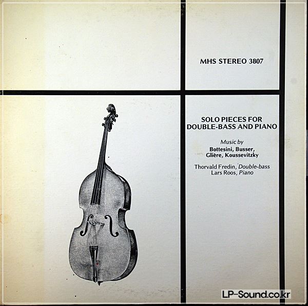 THORVALD FREDIN/LARS ROOS SOLO PIECES FOR DOUBLE-BASS & PIANO MHS 3807