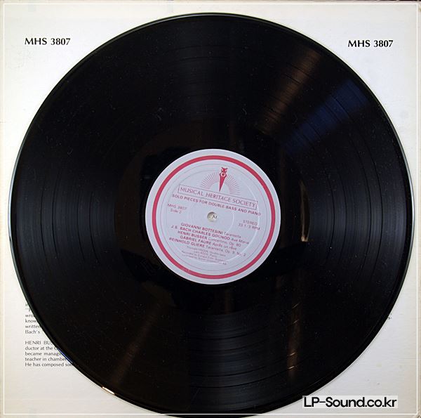 THORVALD FREDIN/LARS ROOS SOLO PIECES FOR DOUBLE-BASS & PIANO MHS 3807