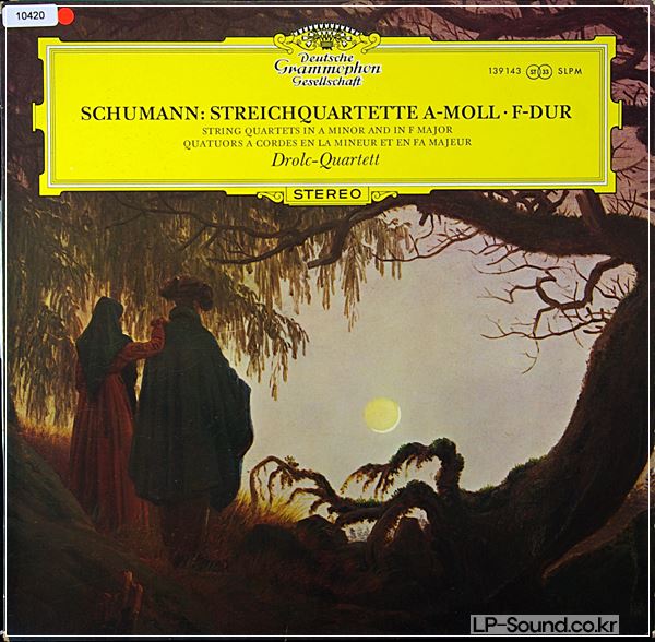 DROLC QUARTET - SCHUMANN - DGG 139 143 SLPM