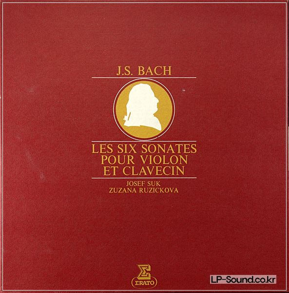 JOSEF SUK BACH SONATAS PARTITAS 1-6 VIOLIN SOLO ERATO