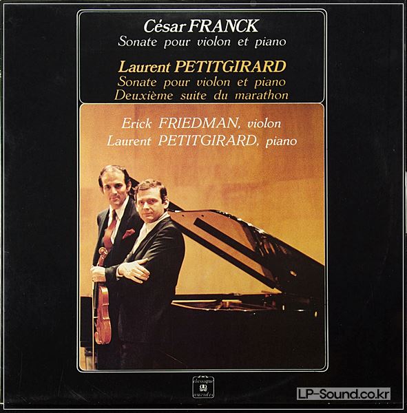 FRANCK/PETITGIRARD  VIOLIN SONATA  ERICK FRIEDMA