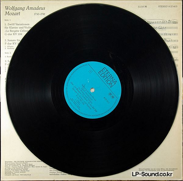 KARL SUSKE VIOLIN SONATAS OLBERTZ PIANO MOZART VARIATIONS ETERNA