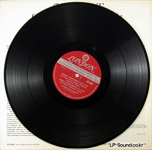 MOZART: COMPLETE WIND MUSIC VOLS. 1 AUDIOPHILE STEREO LPS