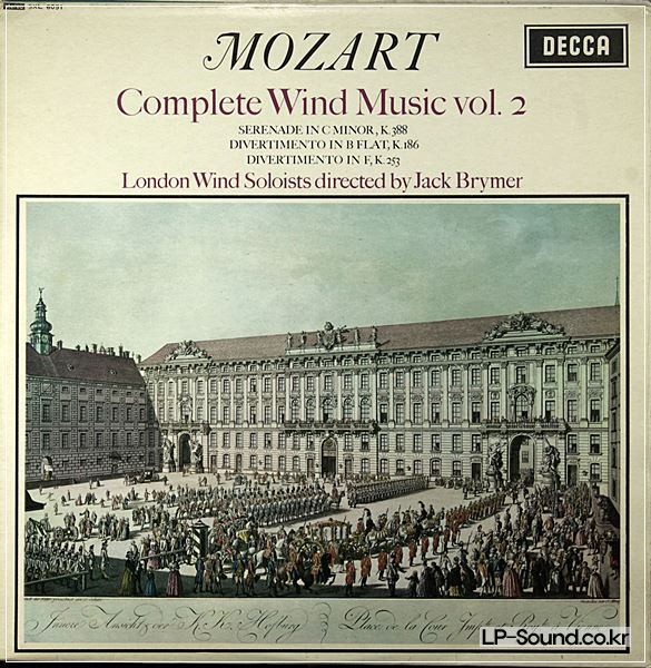 MOZART: COMPLETE WIND MUSIC VOLS. 2 AUDIOPHILE STEREO LPS