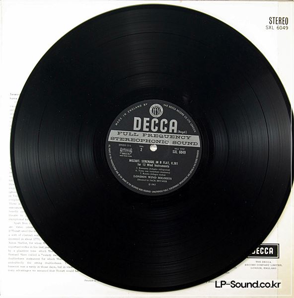 MOZART: COMPLETE WIND MUSIC VOLS. 3 AUDIOPHILE STEREO LPS