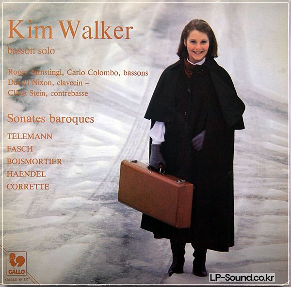 KIM WALKER (BASSOON) BAROQUE SONATAS LP GALLO