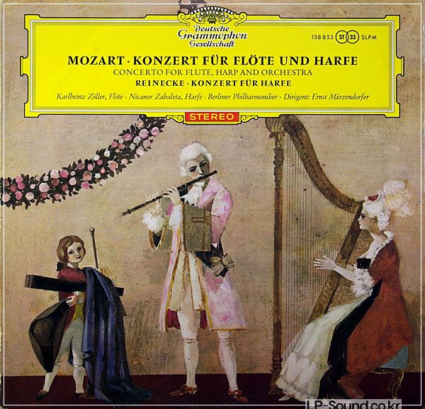 MOZART/REINECKE -HARP CONCERTO - ZABALETA/MAERZENDORFER RED STREO