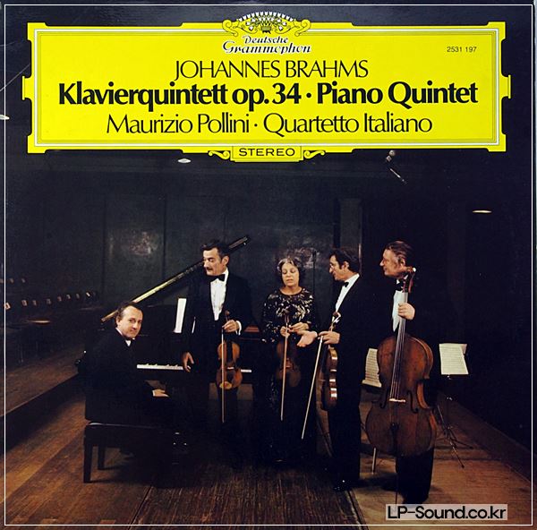 BRAHMS KLAVIEQUINTETT OP34 POLLINI GER 2531 197