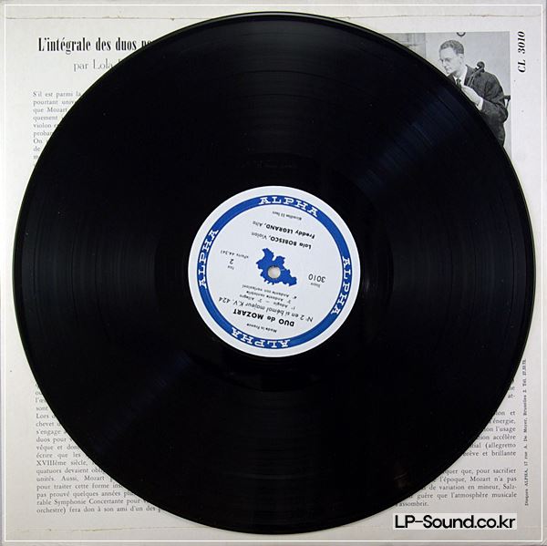 LOLA BOBESCO MOZART VIOLIN SONATA STEREO RARE EARLY