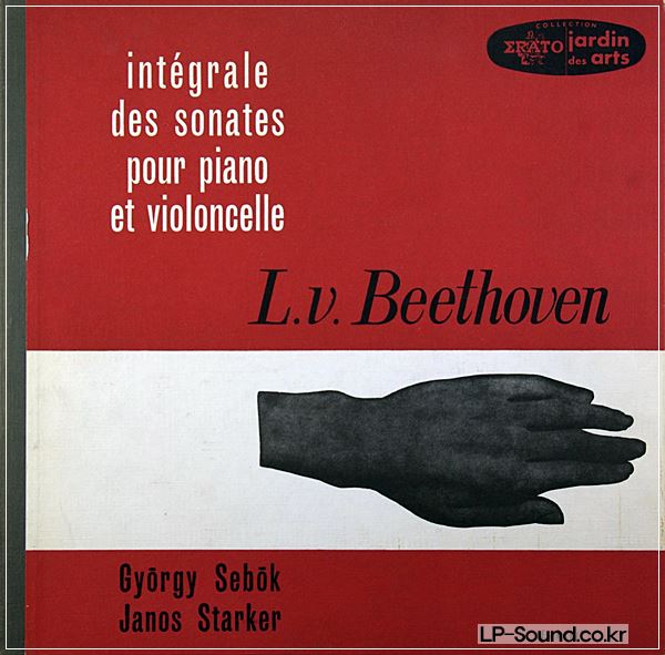 BEETHOVEN SONATA FOR PIANO AND CELLO / GYORGY SEBOK / JANOS STARKER