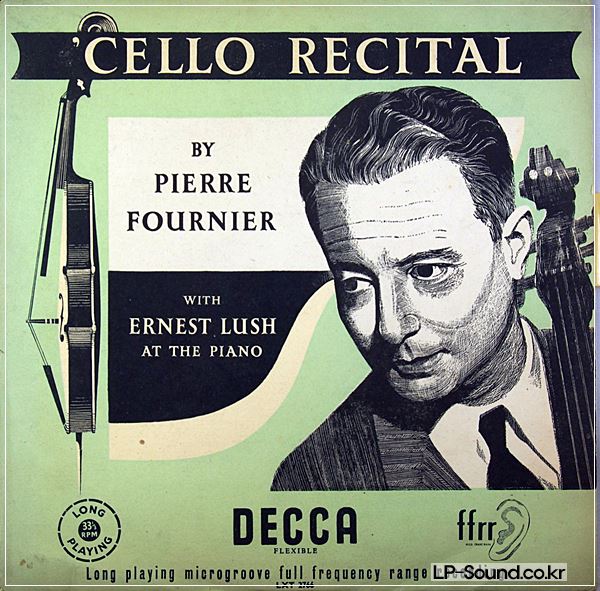 CELLO RECITAL - PIERRE FOURNIER ERNEST LUSH  LXT 2766 GOLD